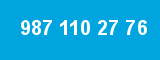 987 110 27 76 987 110 27 76